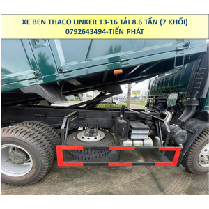 XE BEN 2 CẦU THACO LINKER T3-16 TẢI 8.6 TẤN THÙNG 7 KHỐI
