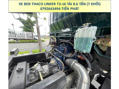 XE BEN 2 CẦU THACO LINKER T3-16 TẢI 8.6 TẤN THÙNG 7 KHỐI