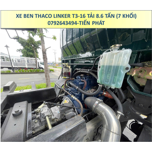 XE BEN 2 CẦU THACO LINKER T3-16 TẢI 8.6 TẤN THÙNG 7 KHỐI