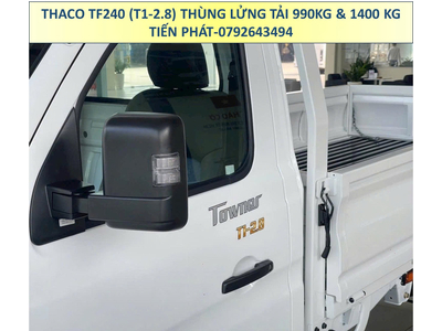 Xe Tải Thaco Thùng Lửng Dài 3m25 TF240 (T1-2.8) Tải Trọng 990Kg Và 1,4 Tấn