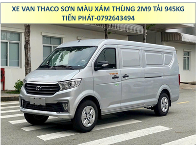Xe Van Thaco Thùng 2m9 Tải 945Kg Sơn Màu Xám Chạy 24/24 TP.HCM