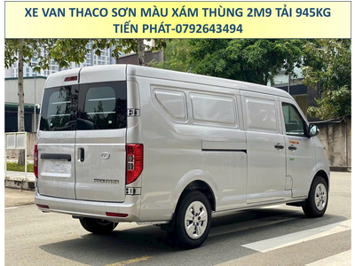 Xe Van Thaco Thùng 2m9 Tải 945Kg Sơn Màu Xám Chạy 24/24 TP.HCM