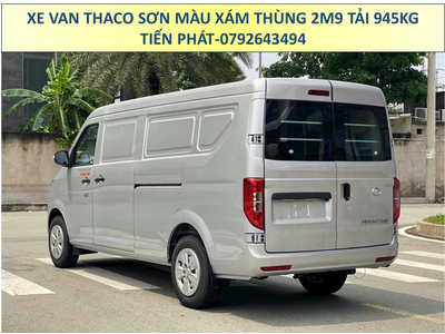 Xe Van Thaco Thùng 2m9 Tải 945Kg Sơn Màu Xám Chạy 24/24 TP.HCM