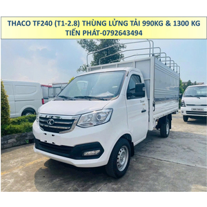 Xe Tải Thaco Thùng Mui Bạt Dài 3m25 TF240 (T1-2.8) Tải Trọng 990Kg và 1,3 Tấn