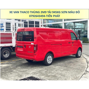 Xe Van Thùng 2m9 Tải 945Kg Sơn Màu Đỏ Chạy 24/24 TP.HCM