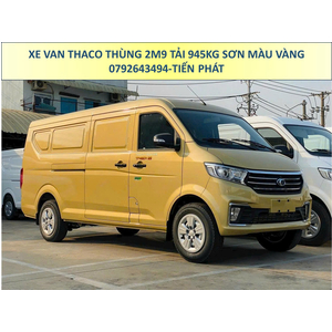 Xe Van Thùng 2m9 Tải 945Kg Sơn Màu Vàng Chạy 24/24 TP.HCM
