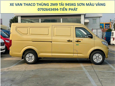 Xe Van Thaco Thùng 2m9 Tải 945Kg Sơn Màu Vàng Chạy 24/24 TP.HCM