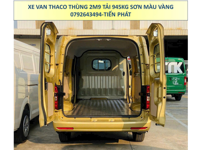 Xe Van Thaco Thùng 2m9 Tải 945Kg Sơn Màu Vàng Chạy 24/24 TP.HCM
