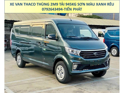 Xe Van Thaco Thùng 2m9 Tải 945Kg Sơn Màu Xanh Rêu Chạy 24/24 TP.HCM