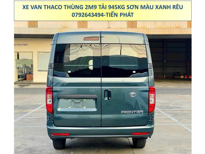Xe Van Thaco Thùng 2m9 Tải 945Kg Sơn Màu Xanh Rêu Chạy 24/24 TP.HCM