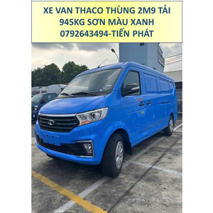 Xe Van Thaco Thùng 2m9 Tải 945Kg Sơn Màu Xanh Chạy 24/24 TP.HCM