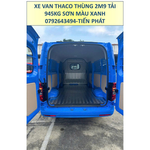 Xe Van Thaco Thùng 2m9 Tải 945Kg Sơn Màu Xanh Chạy 24/24 TP.HCM