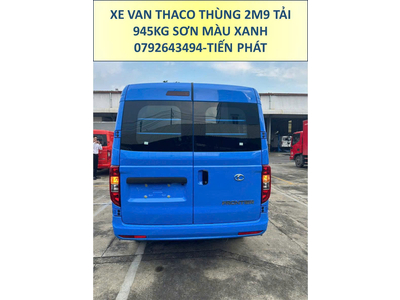 Xe Van Thaco Thùng 2m9 Tải 945Kg Sơn Màu Xanh Chạy 24/24 TP.HCM