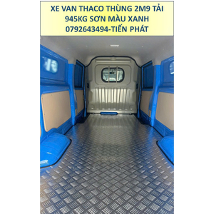 Xe Van Thaco Thùng 2m9 Tải 945Kg Sơn Màu Xanh Chạy 24/24 TP.HCM