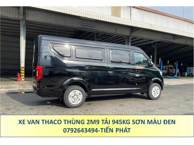 Xe Van Thaco Thùng 2m9 Tải 945Kg Sơn Màu Đen Tiêu Chuẩn Chạy 24/24 TP.HCM