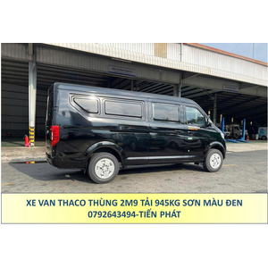 Xe Van Thaco Thùng 2m9 Tải 945Kg Sơn Màu Đen Chạy 24/24 TP.HCM