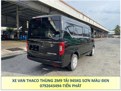 Xe Van Thaco Thùng 2m9 Tải 945Kg Sơn Màu Đen Tiêu Chuẩn Chạy 24/24 TP.HCM