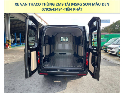 Xe Van Thaco Thùng 2m9 Tải 945Kg Sơn Màu Đen Tiêu Chuẩn Chạy 24/24 TP.HCM
