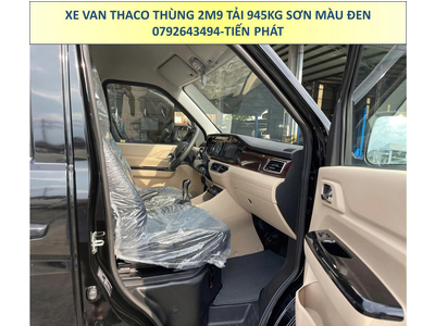Xe Van Thaco Thùng 2m9 Tải 945Kg Sơn Màu Đen Tiêu Chuẩn Chạy 24/24 TP.HCM