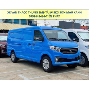 Xe Van Thaco Thùng 2m9 Tải 945Kg Sơn Màu Xanh Chạy 24/24 TP.HCM
