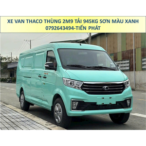 Xe Van Thaco Thùng 2m9 Tải 945Kg Sơn Màu Xanh Ngọc Chạy 24/24 TP.HCM