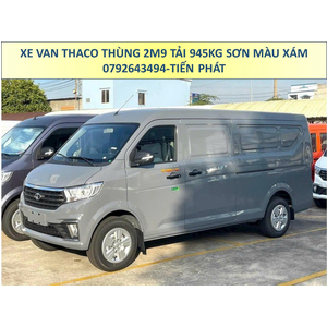 Xe Van Thaco Thùng 2m9 Tải 945Kg Sơn Màu Xám Tiêu Chuẩn Chạy 24/24 TP.HCM