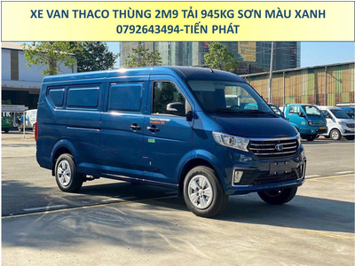Xe Van Thaco Thùng 2m9 Tải 945Kg Sơn Màu Xanh Tiêu Chuẩn Chạy 24/24 TP.HCM