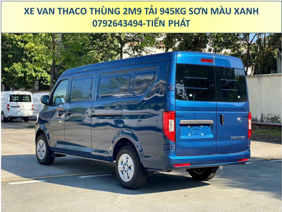 Xe Van Thaco Thùng 2m9 Tải 945Kg Sơn Màu Xanh Tiêu Chuẩn Chạy 24/24 TP.HCM