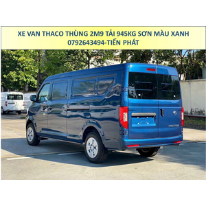 Xe Van Thaco Thùng 2m9 Tải 945Kg Sơn Màu Xanh Tiêu Chuẩn Chạy 24/24 TP.HCM