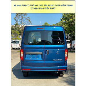 Xe Van Thaco Thùng 2m9 Tải 945Kg Sơn Màu Xanh Tiêu Chuẩn Chạy 24/24 TP.HCM