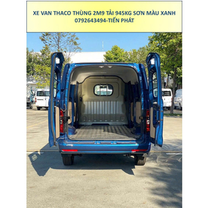 Xe Van Thaco Thùng 2m9 Tải 945Kg Sơn Màu Xanh Tiêu Chuẩn Chạy 24/24 TP.HCM