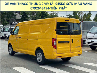 Xe Van Thaco Thùng 2m9 Tải 945Kg Sơn Màu Vàng Tiêu Chuẩn Chạy 24/24 TP.HCM