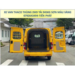 Xe Van Thaco Thùng 2m9 Tải 945Kg Sơn Màu Vàng Tiêu Chuẩn Chạy 24/24 TP.HCM