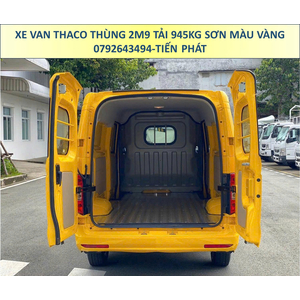Xe Van Thaco Thùng 2m9 Tải 945Kg Sơn Màu Vàng Tiêu Chuẩn Chạy 24/24 TP.HCM