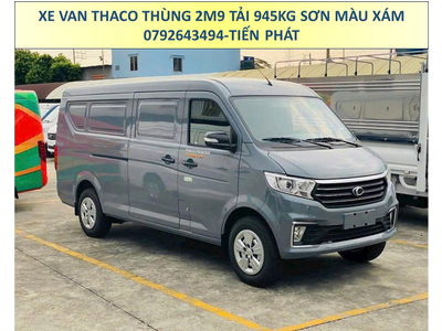 Xe Van Thaco Thùng 2m9 Tải 945Kg Sơn Màu Xám Tiêu Chuẩn Chạy 24/24 TP.HCM