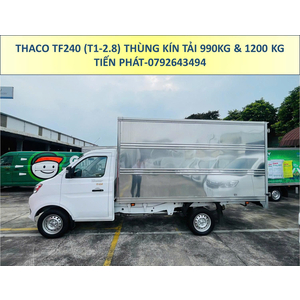 Xe Tải Thaco Thùng Kín Dài 3m25 TF240 (T1-2.8) Tải Trọng 990Kg Và 1,2 Tấn