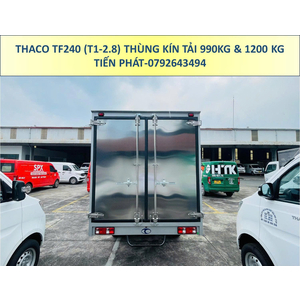 Xe Tải Thaco Thùng Kín Dài 3m25 TF240 (T1-2.8) Tải Trọng 990Kg Và 1,2 Tấn