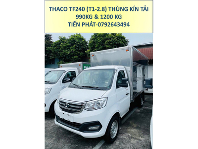 Xe Tải Thaco Thùng Kín Dài 3m25 TF240 (T1-2.8) Tải Trọng 990Kg Và 1,2 Tấn