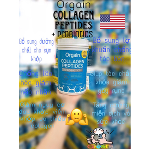 Orgain Collagen Peptides+ Probiotic