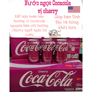 Nước ngọt Cocacola vị cherry (mỹ)