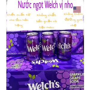 Nước ngọt Welch vị nho (mỹ)