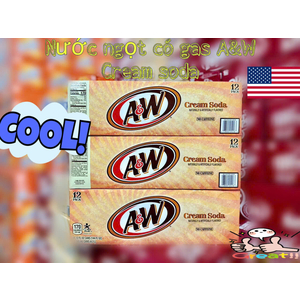 Nước ngọt có gas A&W soda cream