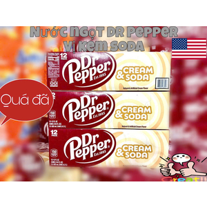 Nước ngọt DrPepper vị soda cream
