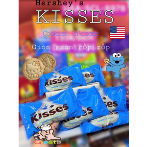 Socola hershey`s kisses cookies n creme (mỹ)