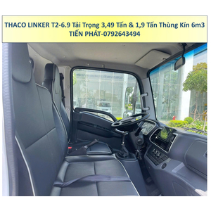 Xe Tải Thaco Linker T2-6.9 Thùng dài 6m3 tải 1,9 Tấn và 3,49 Tấn