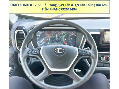 Xe Tải Thaco Linker T2-6.9 Thùng Kín dài 6m3 tải 1,9 Tấn và 3,49 Tấn