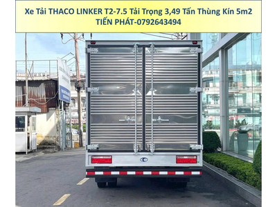 Xe Tải Thaco Linker T2-7.5 Tải Trọng 3,5 Tấn Thùng Kín 5m2