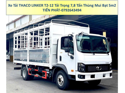 Xe Tải 8 Tấn Thùng 5m2 Thùng Mui Bạt Thaco Linker T2-12