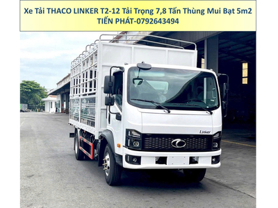 Xe Tải 8 Tấn Thùng 5m2 Thùng Mui Bạt Thaco Linker T2-12