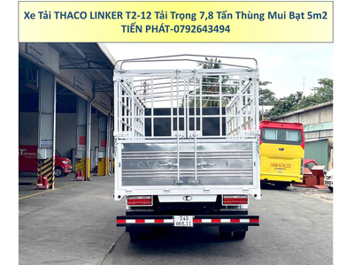 Xe Tải 8 Tấn Thùng 5m2 Thùng Mui Bạt Thaco Linker T2-12